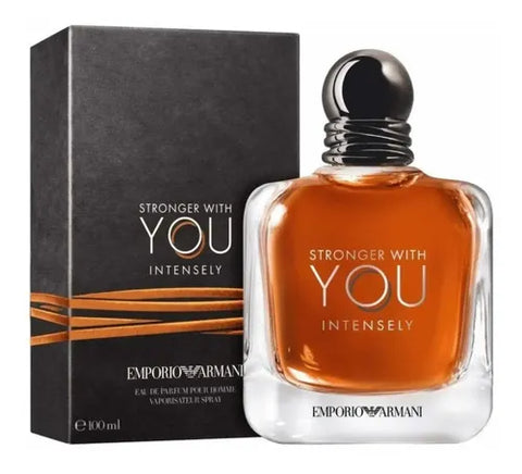 Stronger Intense Armani - Perfume Hombre Amaderada
